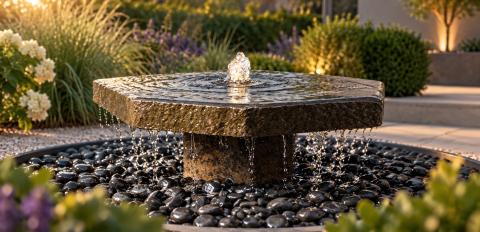 Miren Basalt Water Features