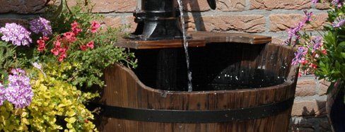 Wooden Water Features Wooden Water Features