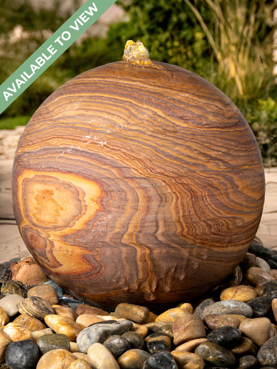 Lunari Rainbow Sandstone 40cm Sphere Water Feature