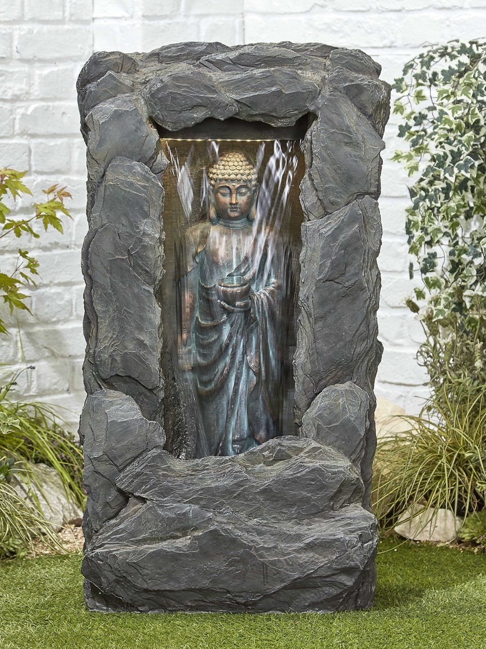 Buy Kelkay Cascading Buddha Water Feature With LED Lights