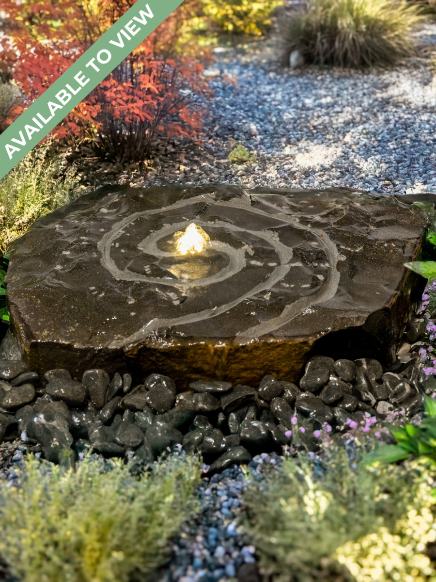 Miren Babbling Ripple Top Basalt Water Feature