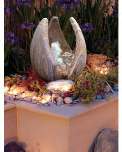 40cm Babbling Lily Water Feature Kit