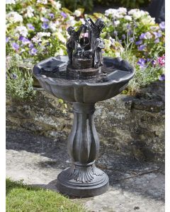 Solar Tipping Pail Fountain