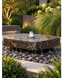 Miren XXL Babbling Basalt Fountain Stone Only