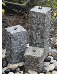 Buesento Grey Granite Columns Water Feature