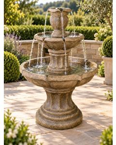 Three Tier Classic Stone Fountain