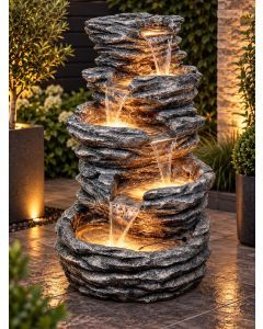 Five Pool Rock Water Feature