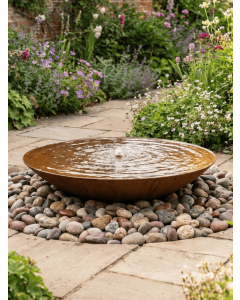 Rosara Corten Steel 80cm Bowl Fountain