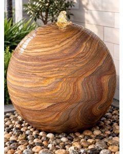 Lunari Rainbow Sandstone 90cm Sphere Water Feature