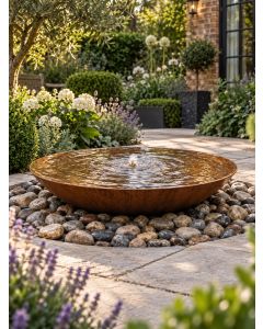 Rosara Corten Steel 80cm Bowl Fountain