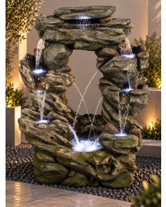 Connecticut Rock Falls 133cm Water Feature