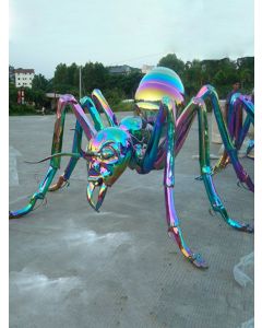 Stainless Steel Multi-Coloured Giant Ant Sculpture