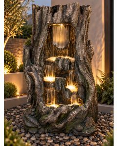 Large Hollow Falls 133cm Water Feature