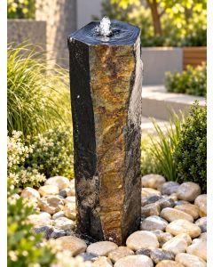 Caldera Basalt 70cm Polished Column Water Feature