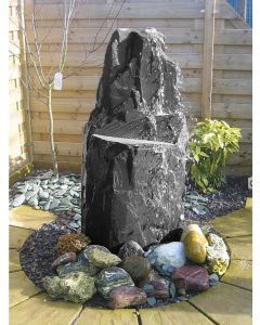 Allia Slate Monolith Water Feature 100cm - 130cm high