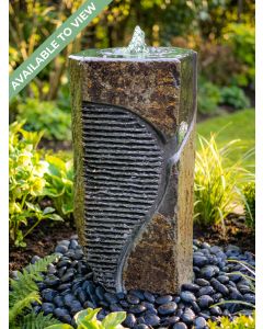 Caldera Basalt Polished / Rustic Column Water Feature