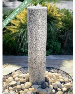 Caldera Grey Granite 70cm Column Water Feature
