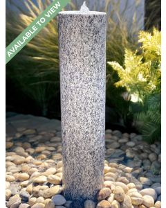 Caldera Grey Granite 90cm Column Water Feature