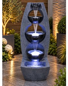 Chester Stacked Bowls Water Feature