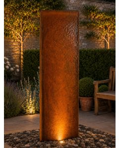 Staffora Corten Steel 1.8m Wall Water Feature