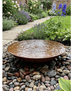 Rosara Corten Steel 60cm Bowl Fountain