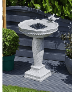 Solar Feathered Friends Fountain Water Feature