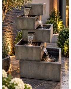 Ferentino Zinc Metal Water Feature