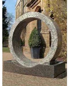 Granite Floating Ring Water Feature