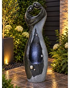 Granite Couple Rain Effect Water Feature