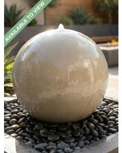 Eclipse Grey Sandstone 60cm Sphere Water Feature