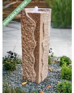 Juro Pink Granite Fountain Water Feature