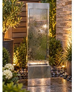 Kiev Stainless Steel Wall Water Feature