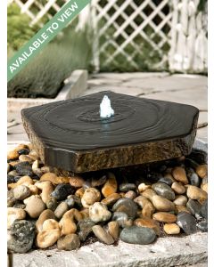 Miren Large Basalt Slab and Plinth Water Feature