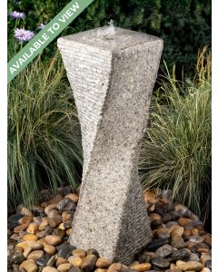Malone Beige Granite 75cm Twist Water Feature