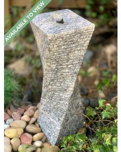 Malone Grey Granite 60cm Twist Water Feature