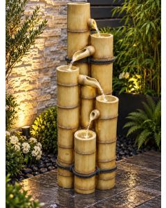 Medium Bamboo Poles Water Feature