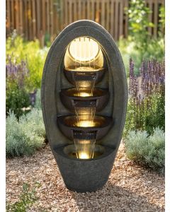 Millford Three Fall Rain Effect Water Feature