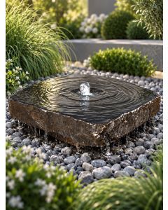 Miren Extra Large Babbling Basalt Water Feature