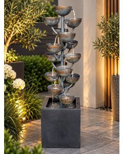 Modena Zinc Metal Water Feature