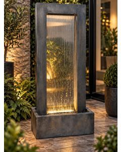 Novara Zinc Metal Water Feature