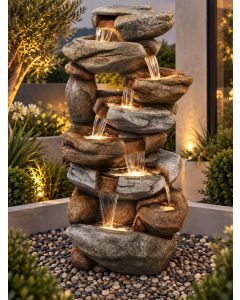Oklahoma Rock Falls 152cm Water Feature