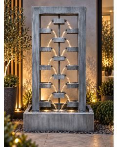 Pavia Zinc Water Feature
