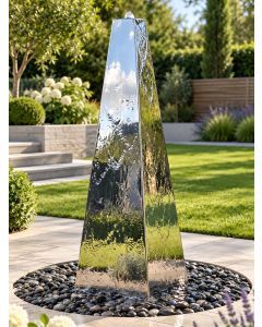 Tissino Steel 1.5m Pyramid Water Feature