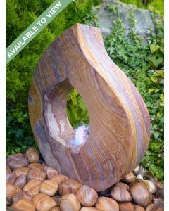 Rainbow Sandstone Babbling Flame Water Feature
