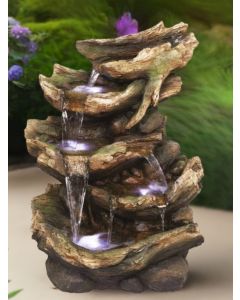 Six Fall Driftwood Water Feature