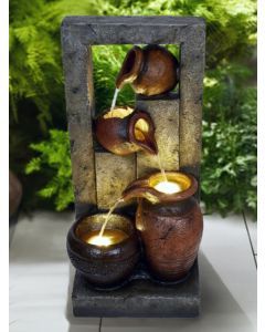 Vilamoura Pouring Pots Water Feature