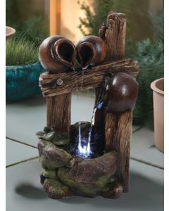 Nebraska Spilling Pots Water Feature