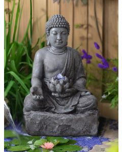 Solar Lotus Zen Water Feature