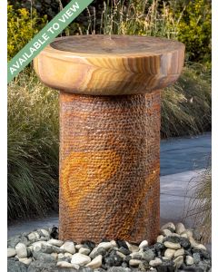 Rosara Rhyme Rainbow Sandstone Babbling Bowl On Column