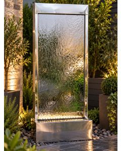 San Jose Stainless Steel Wall Fountain
